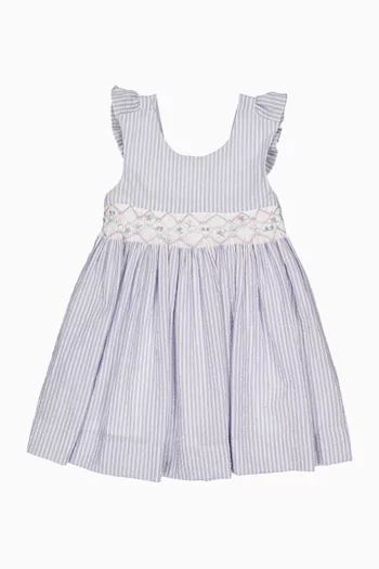 Begonia Smocked Dress in Cotton