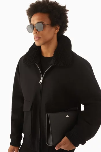 نظارة شمسية فيكتور بإطار أفياتور وعدسات مستقطبة ستانلس ستيل