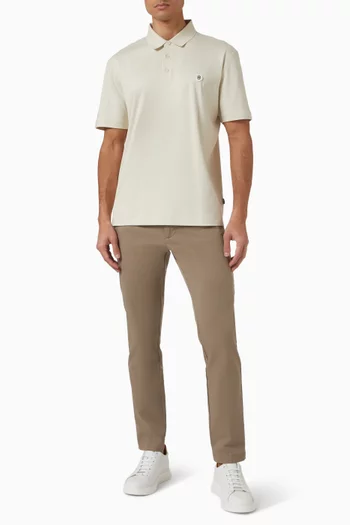 Polo Shirt in Mercerised Cotton