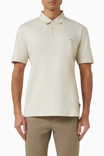 Polo Shirt in Mercerised Cotton