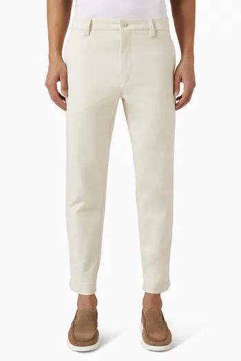 Modern-fit Pants in Cotton-blend Twill