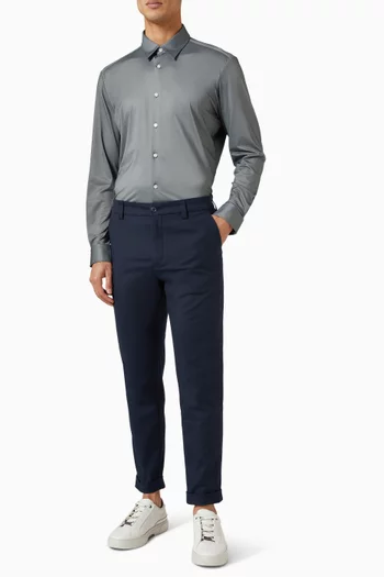 Modern-fit Pants in Cotton-blend Twill