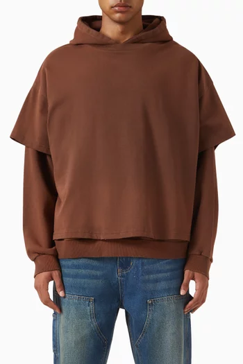 Double-layer Hoodie in Cotton