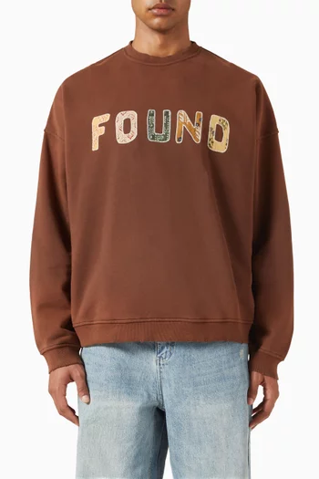 Tapestry Logo Sweatshirt in French Terry