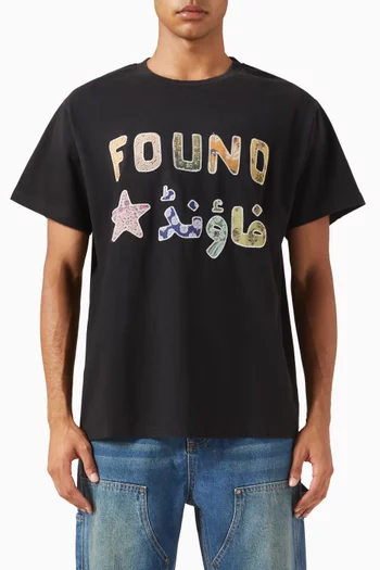 Language Tapestry Logo T-shirt in Cotton