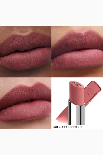 N04 Soft Undercut Le Rouge Velvet Matte Long-Lasting & Plumping Lipstick, 2.3g