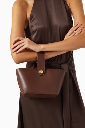 حقيبة اوديسا بيد علوية جلد