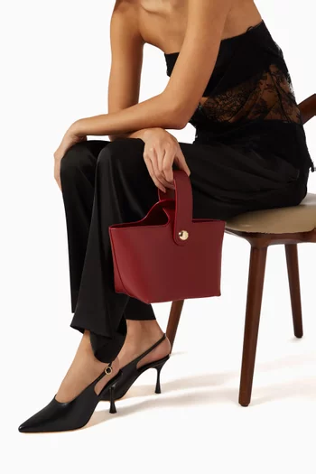 حقيبة اوديسا بيد علوية جلد