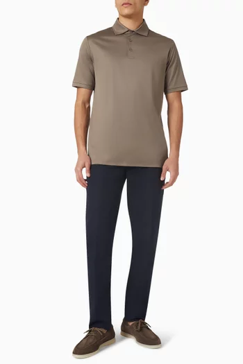 تي شيرت بولو قطن فيلو دي سكوزيا