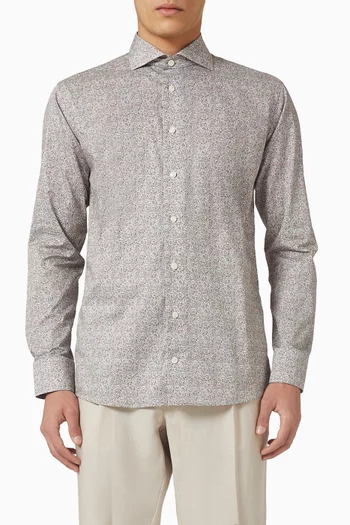 Floral Shirt in Signature Twill