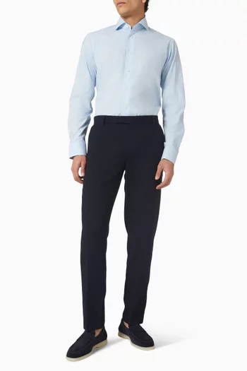 Check Shirt in Cotton Twill