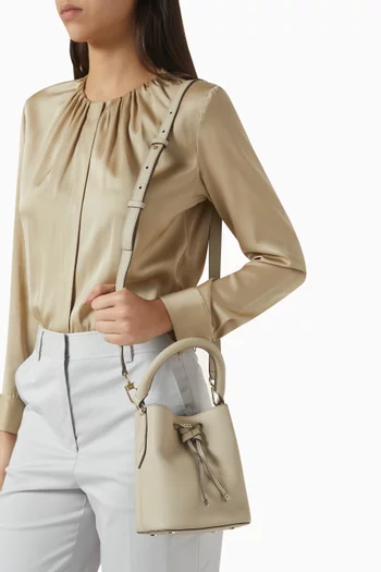 حقيبة باكيت لينا جلد