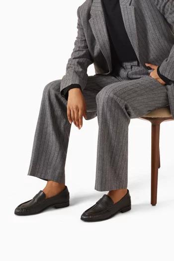 Loafers in Leather