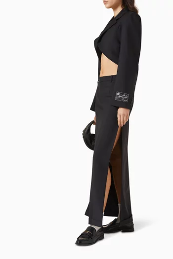 تنورة طويلة صوف موهير