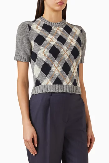 Argyle Sweater in Cashmere