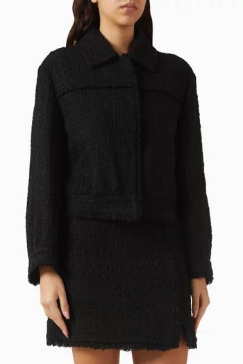 Neo Bomber Jacket in Tweed