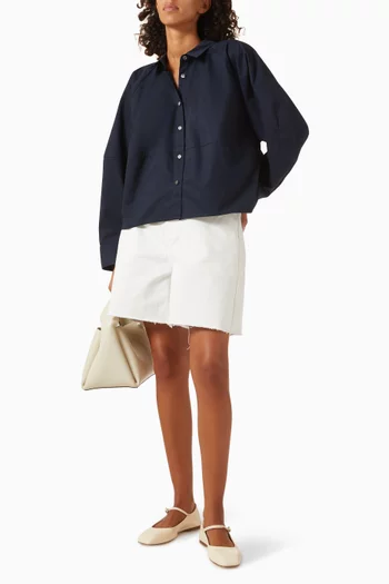 Crop Shirt in Cotton