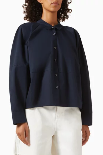 Crop Shirt in Cotton