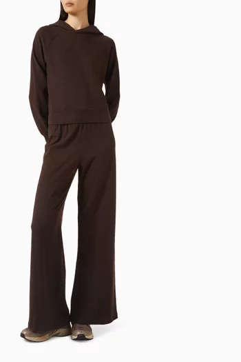 Shrunken Hoodie Sweatshirt in Cotton