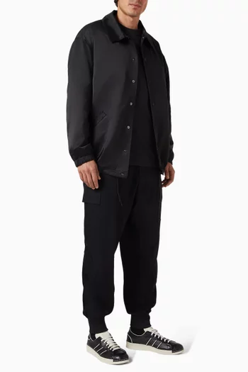 Cuffed Pants in Rayon Twill