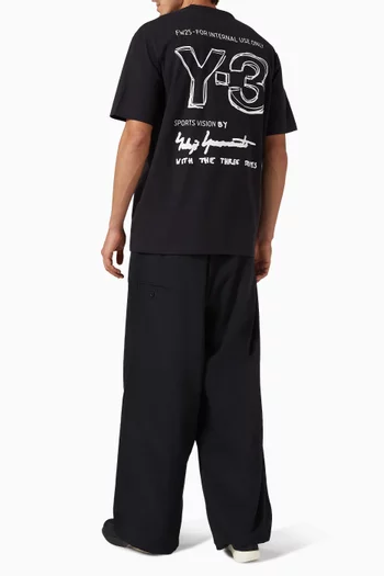 Printed T-shirt in Cotton