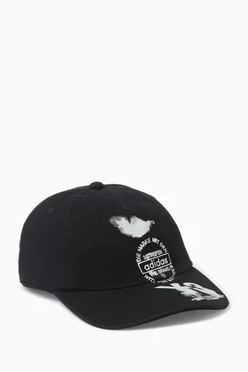 Graphic Logo Cap in Cotton