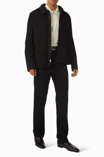 قميص بنمط جاكيت ترافيس قطن