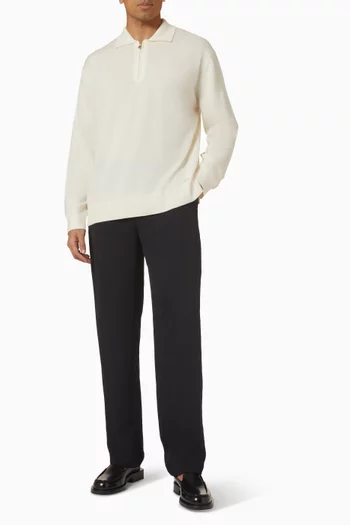 سترة بولو كلاوس بسحّاب كشمير