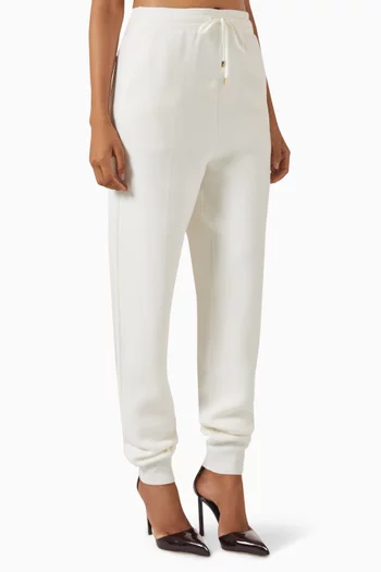 Sweatpants in Virgin Wool-blend