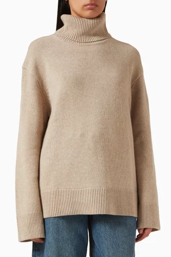 Turtleneck Sweater in Cashmere