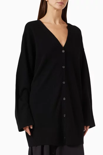 كارديغان بأزرار صوف وكشمير