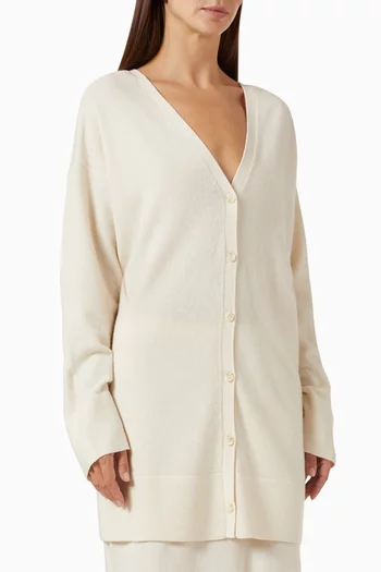 كارديغان بأزرار صوف وكشمير