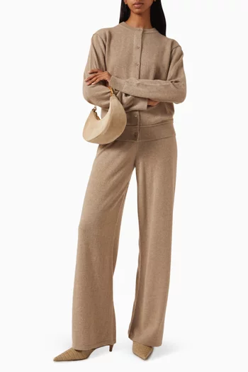 Aura Buttoned Cardigan in Cashmere