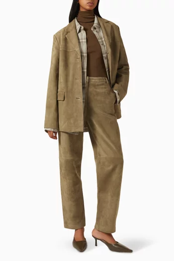 Tailored Jacket in Suede