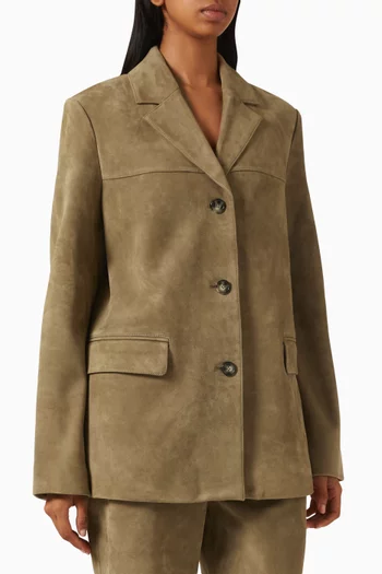 Tailored Jacket in Suede