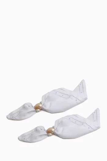 Shell Napkin Rings, Set of 2