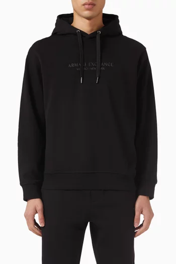 Logo Hoodie in Cotton