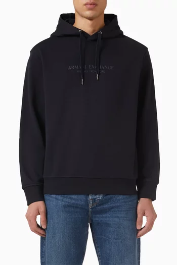 Logo Hoodie in Cotton