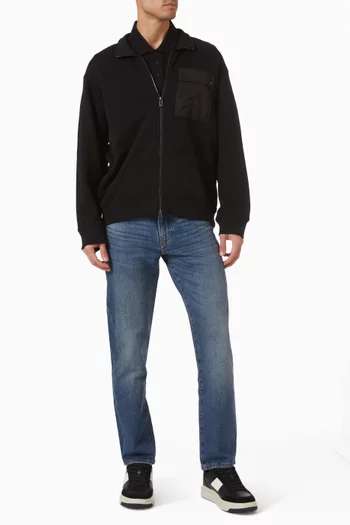 تي شيرت بولو بجيب قطن