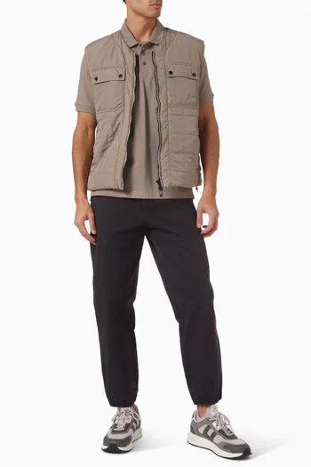 تي شيرت بولو بجيب قطن