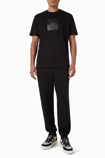 تي شيرت بشعار AX قطن