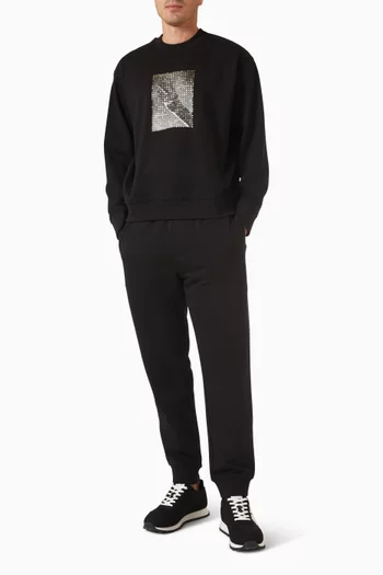 Graphic Sweatshirt in Cotton