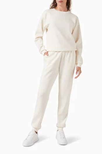 Crewneck Sweatshirt in Viscose-blend