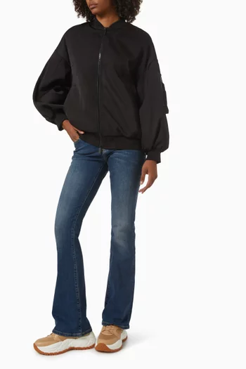 Ruffled Blouson Jacket