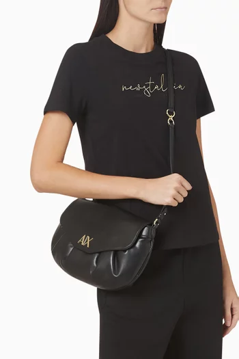 Large Paige AX Logo Crossbody bag