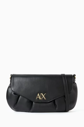 Large Paige AX Logo Crossbody bag