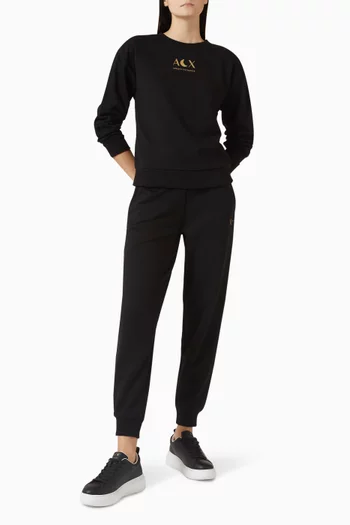 AX Logo Sweatshirt in Cotton-blend