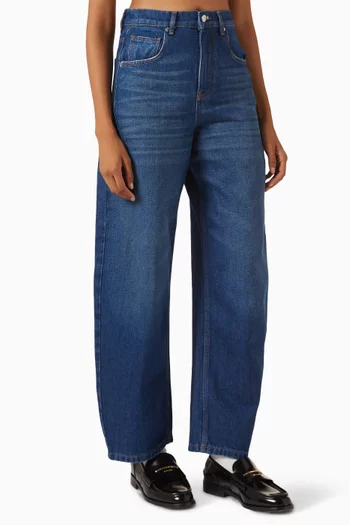 بنطال جينز باركوبلو بقصة فضفاضة دينم