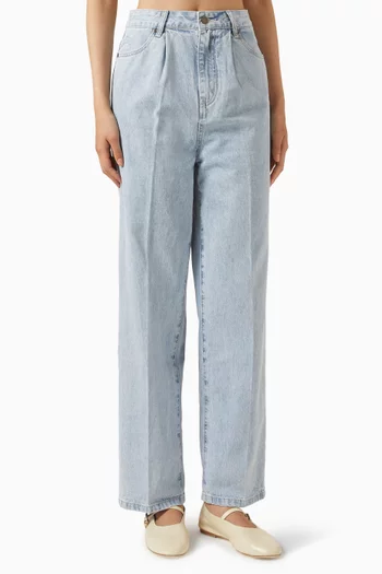 Straight-leg Jeans in Denim