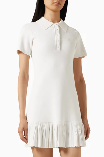 Buttoned Polo Mini Dress
